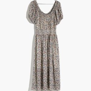 Madewell Floral Off The Shoulder Dress
